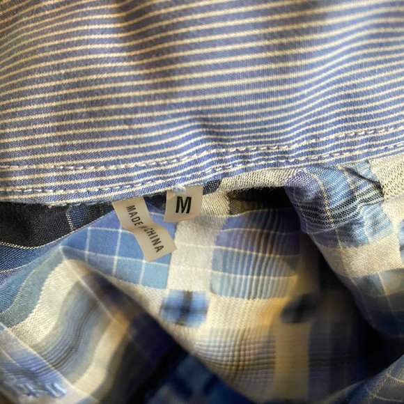 BUGATCHI Men's 100% Cotton button-down Long-sleeved Shirt Medium - Picture 5 of 9